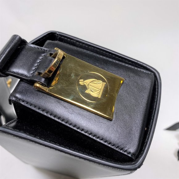 LANVIN Black 'Pencil Bag' in Calf - Picture 12 of 14